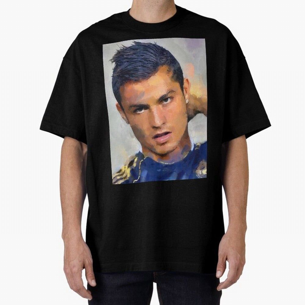 Cristiano Oversized T-Shirt Keep the Legacy of the FIFA World Cup 2026 USA Canada Mexico Journey through Neymar, Haaland and Cristiano Ronaldo Highlights, Netherlands Pride, Championship Spirit, Famous Goals, Roaring Crowds and International