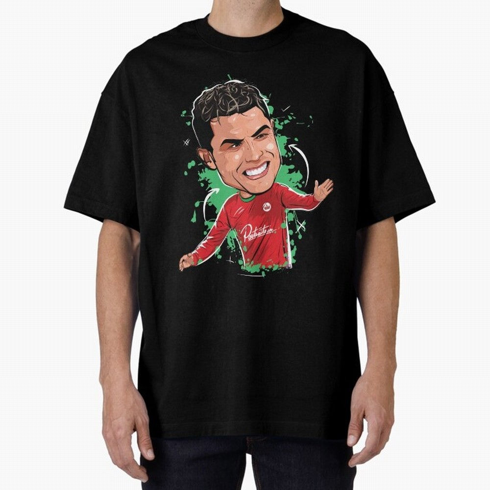 Cristiano Oversized T-Shirt Represent the Passion of the FIFA World Cup 2026 Group Stage Journey through Messi, CR7 and Mbappe Highlights, England and Germany Pride, Goal Celebration Energy, Supporter Heritage, Football Icons and Worldwide