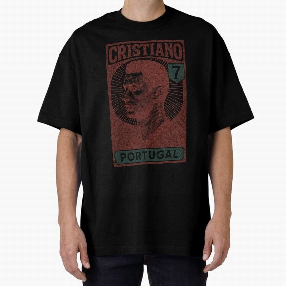 CRISTIANO Oversized T-Shirt Experience the Global Stage of Global Football Passion for FIFA World Cup 2026, Made for Mbappe and Neymar, Netherlands, Global Supporter Spirit, Legendary Goals, National Colors and Tournament Celebration; Ideal for