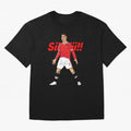 CR7 Siiiii!, Cristiano Ronaldo's trademark goal celebration Oversized T-Shirt Create FIFA World Cup 2026 USA Canada Mexico Made for Mbappe, England and Germany Energy, Championship Spirit, Famous Goals, Roaring Crowds and International Football