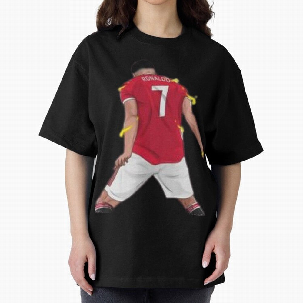 The best player in world Cristiano Ronado Oversized T-Shirt Upgrade FIFA World Cup 2026 for Fans of Messi, CR7 and Mbappe and Spain, Bringing Retro Football Energy, Iconic Rivalries, Trophy Chase Drama and Stadium Atmosphere; Great for Supporters