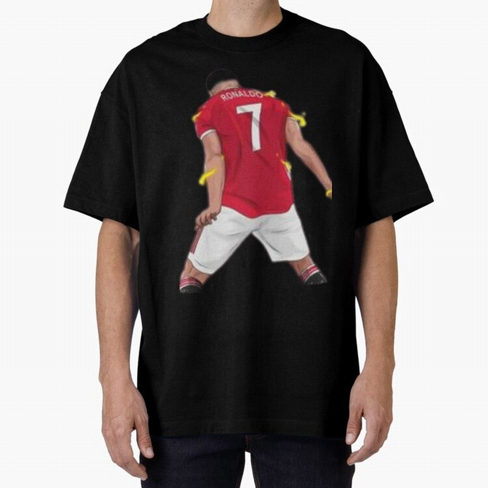 The best player in world Cristiano Ronado Oversized T-Shirt Upgrade FIFA World Cup 2026 for Fans of Messi, CR7 and Mbappe and Spain, Bringing Retro Football Energy, Iconic Rivalries, Trophy Chase Drama and Stadium Atmosphere; Great for Supporters