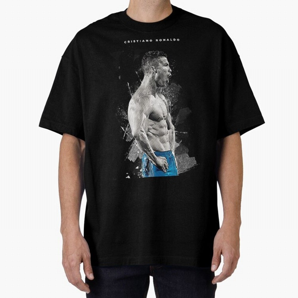 Cristiano Ronaldo Cristiano Ronaldo Oversized T-Shirt Celebrate Rivalries and Pride in FIFA World Cup 2026 Group Stage for Fans of Messi and Brazil, Bringing Football Passion, Legendary Performances, Festival Vibes and Supporter Community; Ideal