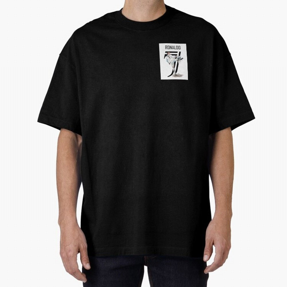 RONALDO CRISTIANO 7 Oversized T-Shirt Live the Energy of FIFA World Cup 2026 for Fans of Messi, Neymar and Mbappe and Brazil, Portugal and Argentina, Bringing Vintage Soccer Flavor, Modern Football Stars, National Flags and Final Night Emotion;
