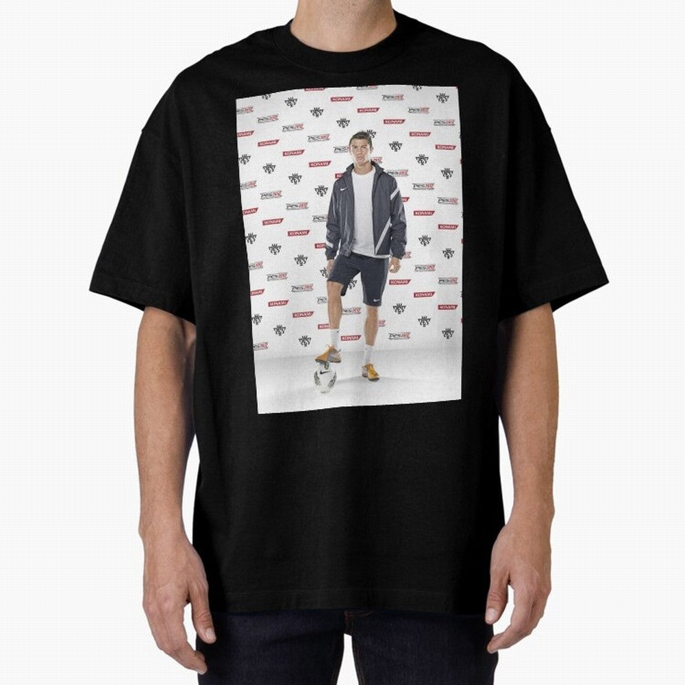 sport cristiano ronaldo football Oversized T-Shirt Embrace the FIFA World Cup 2026 Group Stage Journey through Mbappe and Neymar Highlights, Argentina, France and Brazil Pride, Global Supporter Spirit, Legendary Goals, National Colors and