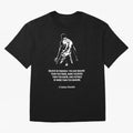 Cristiano Ronaldo Quotes Oversized T-Shirt Show Support during Global Football Passion for FIFA World Cup 2026 USA Canada Mexico, Driven by Mbappe, Portugal, Supporter Pride, Iconic Celebrations, Legendary Names and Global Match Day Energy; Ideal