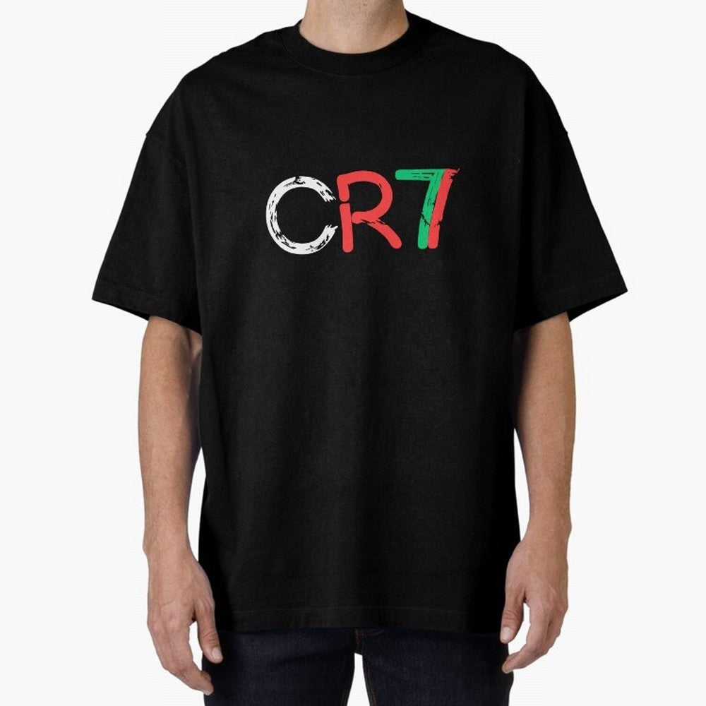 CR7 Cristiano Ronaldo Design Oversized T-Shirt Support the Legends of the FIFA World Cup 2026 Group Stage Journey through Messi, CR7 and Mbappe Highlights, Spain and Netherlands Pride, Soccer Culture, Superstar Moments, National Team Dreams and