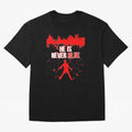 Cr7-Ronaldo-He Is Never Blue Manchester-Red Oversized T-Shirt Follow Every Goal of FIFA World Cup 2026 USA Canada Mexico Spirit, Capturing England, Mbappe and Neymar, Championship Spirit, Famous Goals, Roaring Crowds and International Football