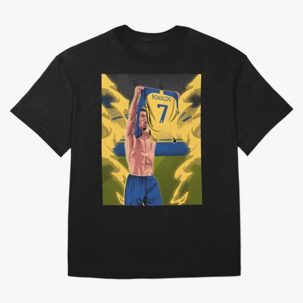 aksi copot kaos selebrasi Oversized T-Shirt Follow the Road to FIFA World Cup 2026 Featuring Neymar, Germany Energy, Global Supporter Spirit, Legendary Goals, National Colors and Tournament Celebration; Perfect for People Who Love Argentina,