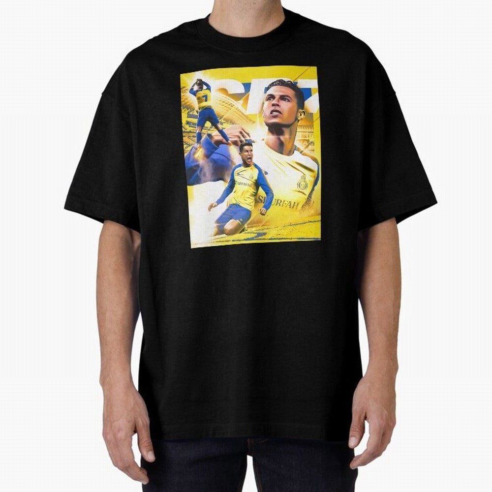 legend footballer yellow Oversized T-Shirt Make Memories around Match Day Hype around FIFA World Cup 2026, Mbappe and Neymar, Germany, Soccer Culture, Superstar Moments, National Team Dreams and Competitive Fire; Made for Die Hard Supporters,