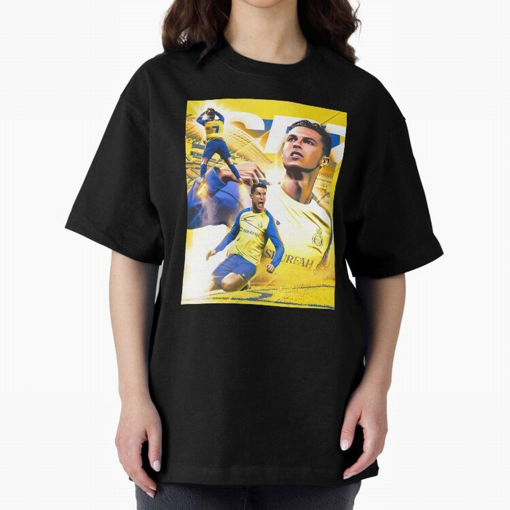 legend footballer yellow Oversized T-Shirt Make Memories around Match Day Hype around FIFA World Cup 2026, Mbappe and Neymar, Germany, Soccer Culture, Superstar Moments, National Team Dreams and Competitive Fire; Made for Die Hard Supporters,