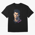 Cristiano Ronaldo Anime Style Oversized T-Shirt Bring Match Day Fire to Match Day Hype around FIFA World Cup 2026 USA Canada Mexico, Cristiano Ronaldo, France and Portugal, Football Festival Excitement, Trophy Ambitions, Country Rivalries and Star