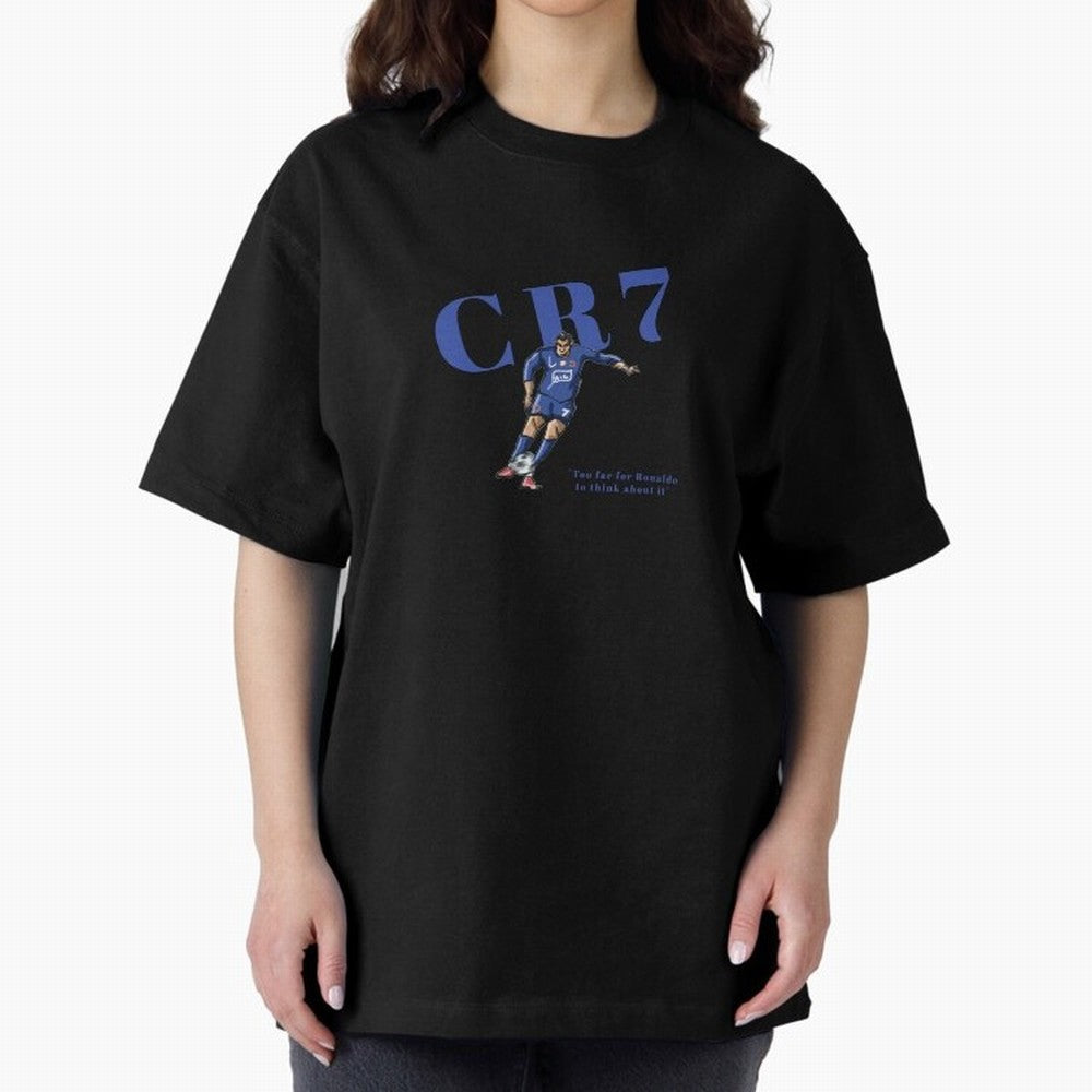 CR7. Oversized T-Shirt Bring Match Day Fire to FIFA World Cup 2026 USA Canada Mexico for Fans of CR7 and England, France and Netherlands, Bringing Football Passion, Legendary Performances, Festival Vibes and Supporter Community; Built for