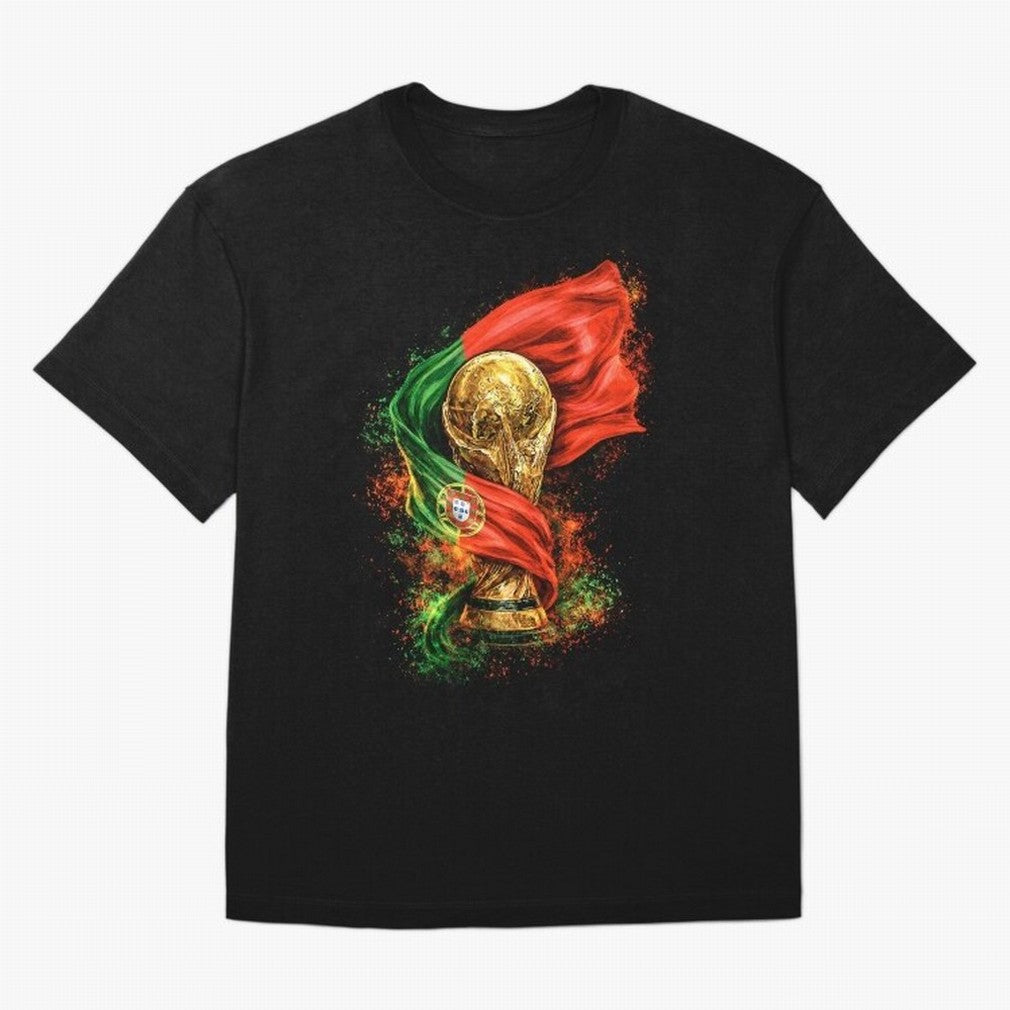 Portugal Football National Pride Oversized T-Shirt Bring Global Football Passion for FIFA World Cup 2026 Group Stage, Inspired by Mbappe, Netherlands, Champion Mindset, Group Stage Buzz, Knockout Tension and Passionate Fan Culture; Made for Die