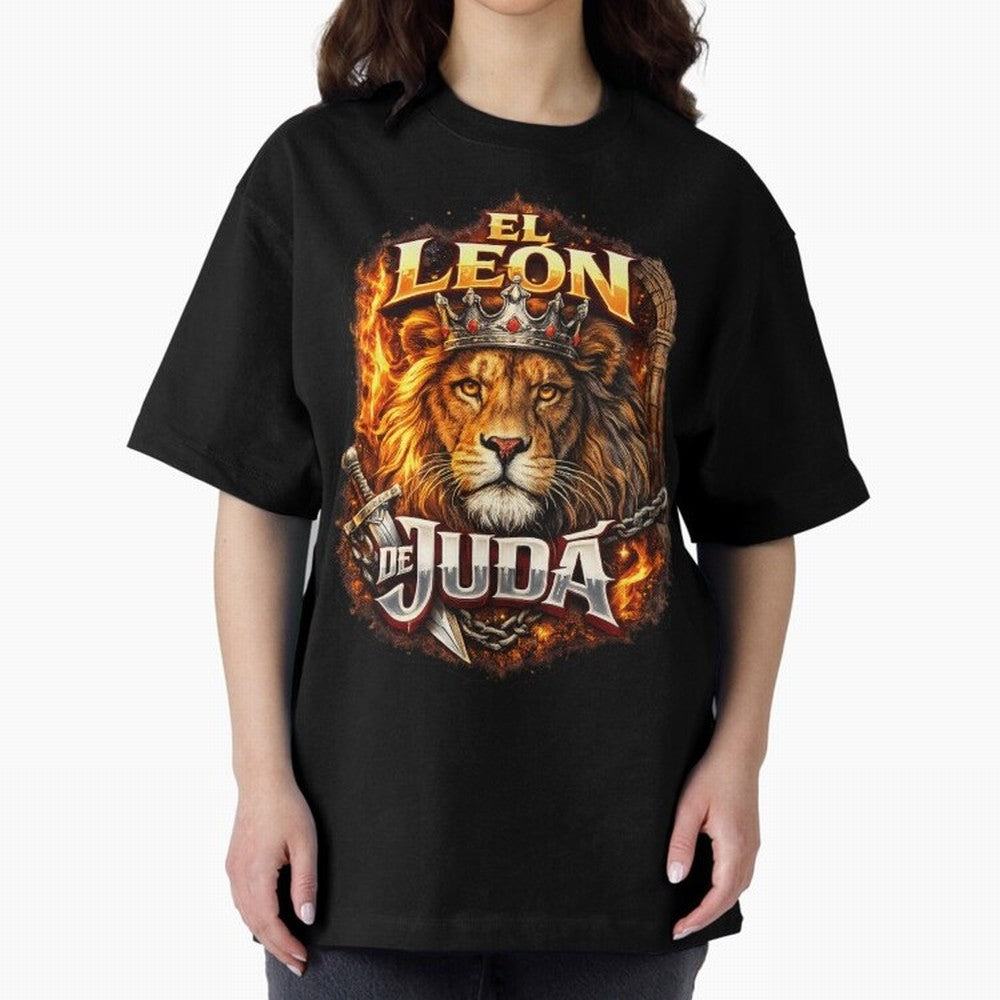 The Lion of Judah Oversized T-Shirt Make Memories around Match Day Hype around FIFA World Cup 2026, Mbappe and Neymar, Germany, Soccer Culture, Superstar Moments, National Team Dreams and Competitive Fire; Made for Die Hard Supporters, Soccer