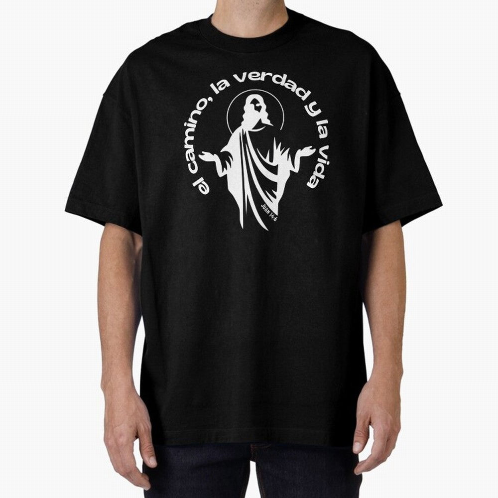el camino, la verdad y la vida Oversized T-Shirt Celebrate Fan Culture around FIFA World Cup 2026 USA Canada Mexico Filled with Cristiano Ronaldo, Brazil, Portugal and Argentina Energy, Football Festival Excitement, Trophy Ambitions, Country