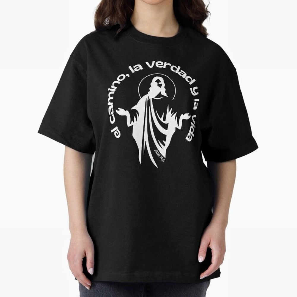 el camino, la verdad y la vida Oversized T-Shirt Celebrate Fan Culture around FIFA World Cup 2026 USA Canada Mexico Filled with Cristiano Ronaldo, Brazil, Portugal and Argentina Energy, Football Festival Excitement, Trophy Ambitions, Country
