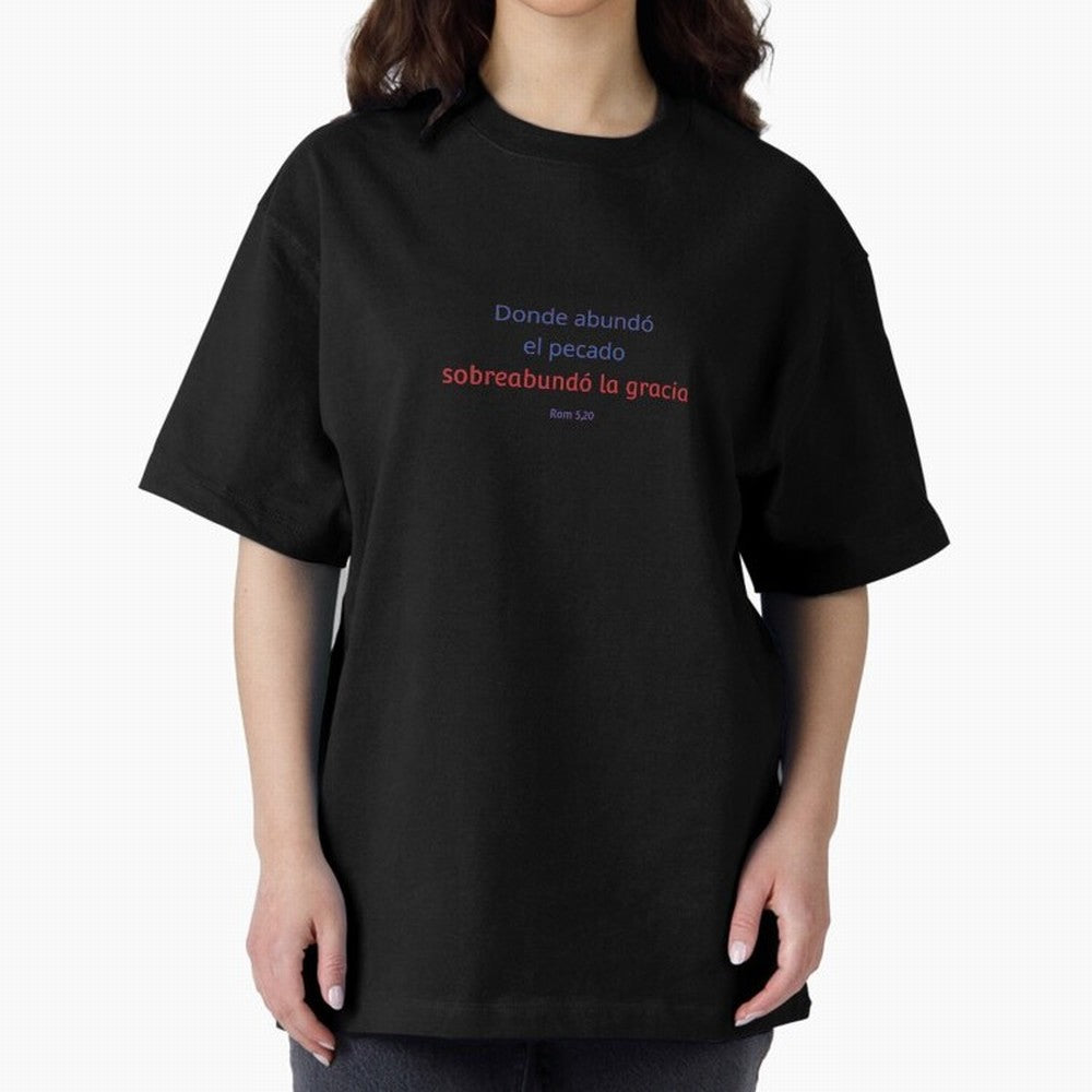 Sobreabund¨® la Gracia Oversized T-Shirt Carry Global Football Passion for FIFA World Cup 2026, Built around CR7, Spain and Netherlands, Worldwide Fan Energy, Dramatic Goals, Stadium Lights and Championship Celebrations; Perfect for Fans,