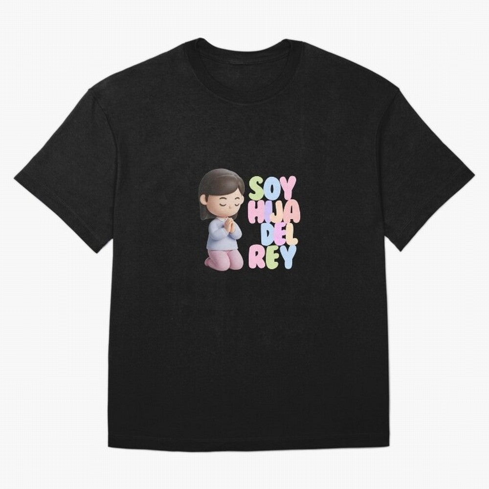 Soy Hija del Rey | Dise?o Cristiano Dulce en Colores Pastel Oversized T-Shirt Back Your Heroes with FIFA World Cup 2026 USA Canada Mexico for Fans of CR7 and Messi and Spain and Netherlands, Bringing Tournament Hype, Historic Matchups, Family