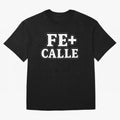 FE + CALLE Urban Christian Faith Streetwear Typography Oversized T-Shirt Wear the Spirit of Global Football Passion for FIFA World Cup 2026 USA Canada Mexico, Highlighting Messi, Netherlands, Vintage Soccer Flavor, Modern Football Stars, National