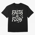 FAITH & FLOW - Liquid Chrome Typography - Urban Christian Oversized T-Shirt Live for the Drama of FIFA World Cup 2026 USA Canada Mexico Spirit, Celebrating Argentina, Haaland, Game Day Rituals, Football Legends, Country Pride and the Road to the