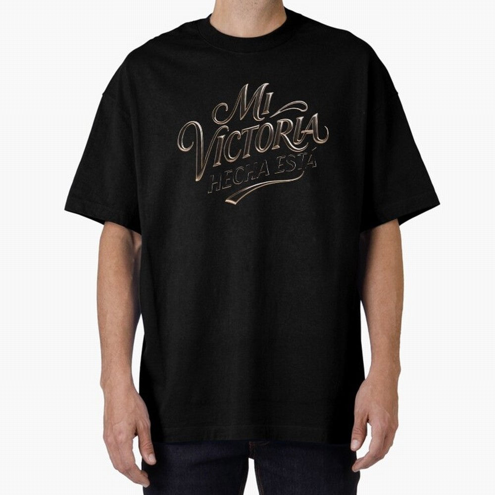 Mi Victoria Hecha Est¨¢ T Shirt Oversized T-Shirt Capture Stadium Memories from FIFA World Cup 2026 Inspired by CR7 and Messi, Argentina and Brazil Energy, Championship Spirit, Famous Goals, Roaring Crowds and International Football Unity; Perfect