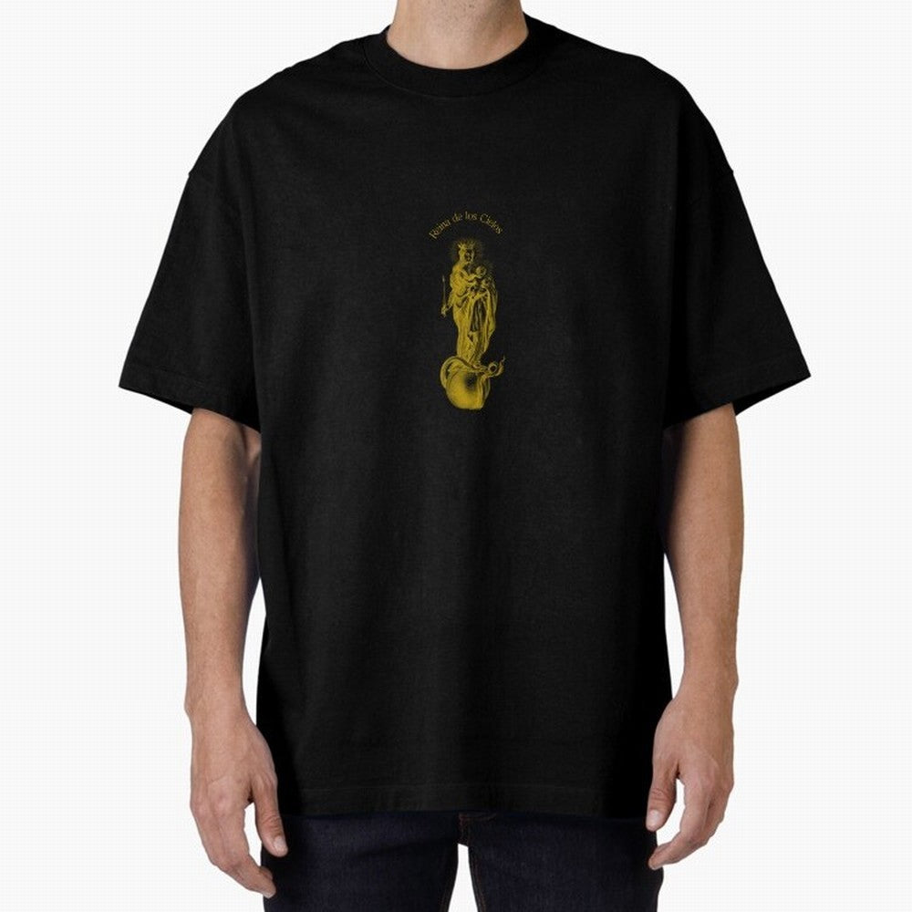 Reina de los Cielos Oversized T-Shirt Join Supporters Worldwide for FIFA World Cup 2026 Group Stage for Fans of Messi, Neymar and Mbappe and Brazil, Portugal and Argentina, Bringing Soccer Culture, Superstar Moments, National Team Dreams and