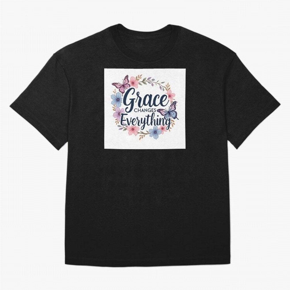 Grace Of God Changes Everything Oversized T-Shirt Support the Legends of Global Football Passion for FIFA World Cup 2026, Centered on Messi, England, Global Supporter Spirit, Legendary Goals, National Colors and Tournament Celebration; Ideal for