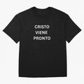 Cristo Viene Pronto T Shirt Oversized T-Shirt Follow the Road to FIFA World Cup 2026 USA Canada Mexico Highlighting Cristiano Ronaldo, Spain Energy, Match Day Excitement, Supporter Culture, Golden Goals and Global Football Passion; Perfect for