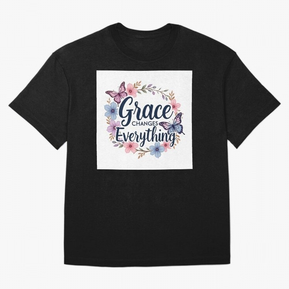 Grace Changes Everything T Shirt Oversized T-Shirt Celebrate Golden Goal Energy in FIFA World Cup 2026 USA Canada Mexico for Fans of Haaland and Mbappe and France and Portugal, Bringing Stadium Chants, National Pride, Trophy Dreams and
