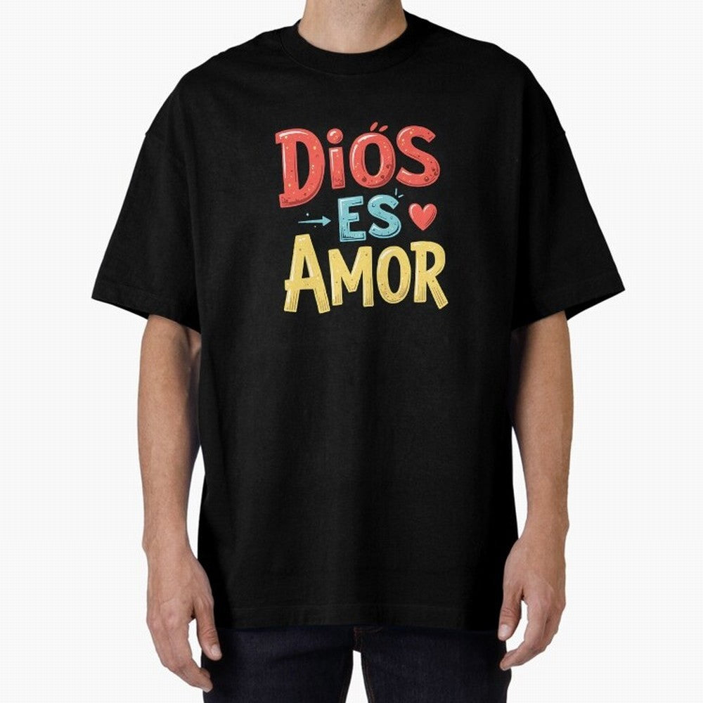 Dios Es Amor T Shirt Oversized T-Shirt Bring Match Day Fire to FIFA World Cup 2026 Group Stage for Fans of Messi, Neymar and Mbappe and Argentina, Bringing Global Supporter Spirit, Legendary Goals, National Colors and Tournament Celebration;
