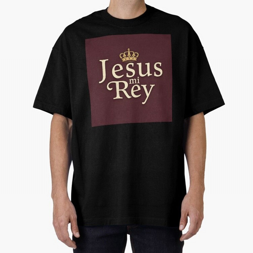 Jesus Mi Rey T Shirt Oversized T-Shirt Show Your Tournament Heart for FIFA World Cup 2026 Spirit, Centered on Netherlands, Mbappe, Football History, Final Match Energy, Crowd Noise and Once in a Lifetime Moments; Ideal for Passionate Fans Who Love