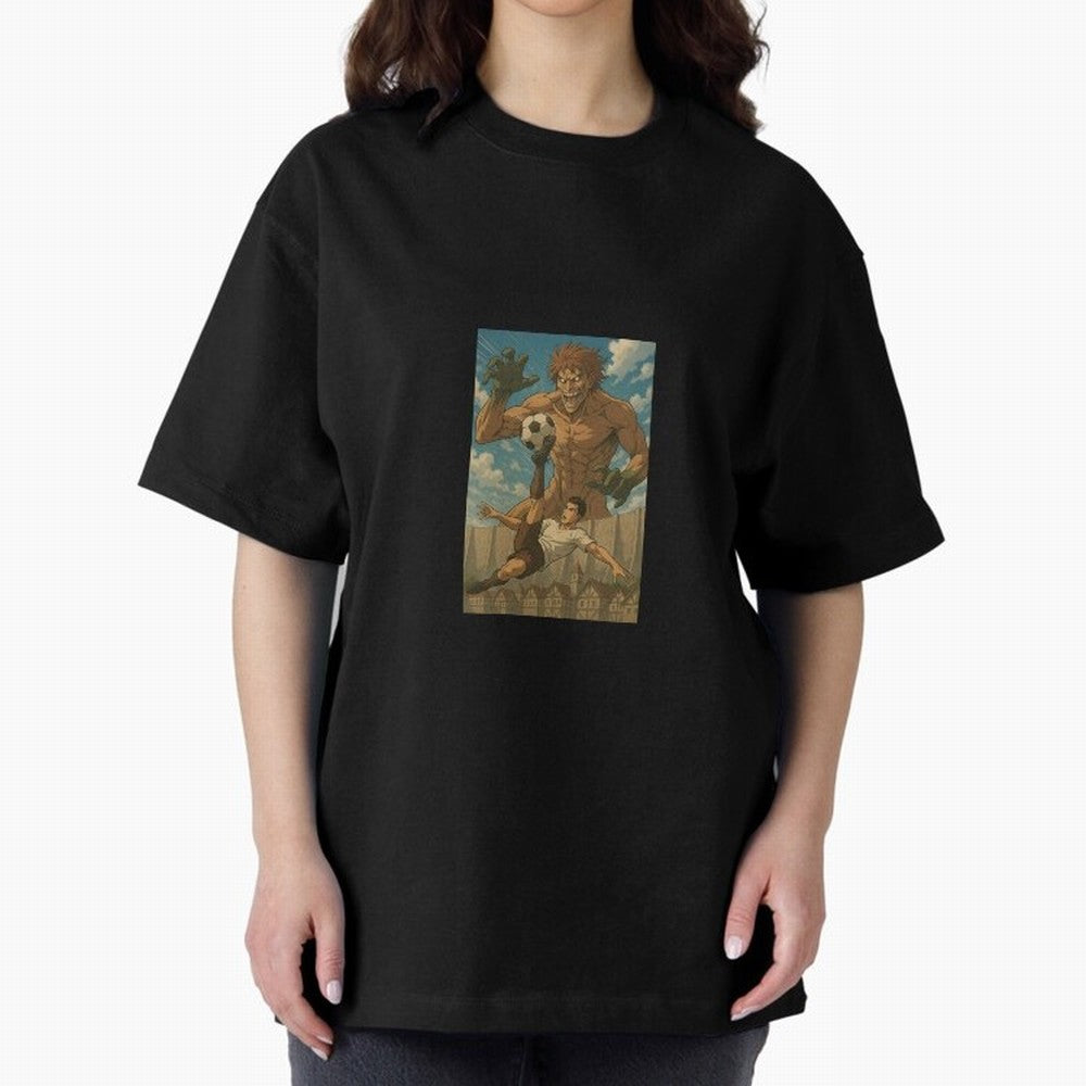 Cristiano Chilean Juventus on Titan Oversized T-Shirt Celebrate the Magic of FIFA World Cup 2026 USA Canada Mexico for Fans of Messi, CR7 and Mbappe and Brazil, Portugal and Argentina, Bringing Football Passion, Legendary Performances, Festival