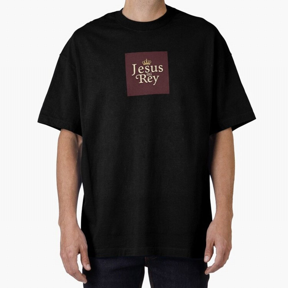 Jesus Mi Rey T shirt Oversized T-Shirt Bring a Vintage Feel to Global Football Passion for FIFA World Cup 2026 Group Stage, Driven by Neymar, Haaland and Cristiano Ronaldo, Germany, Stadium Chants, National Pride, Trophy Dreams and Unforgettable
