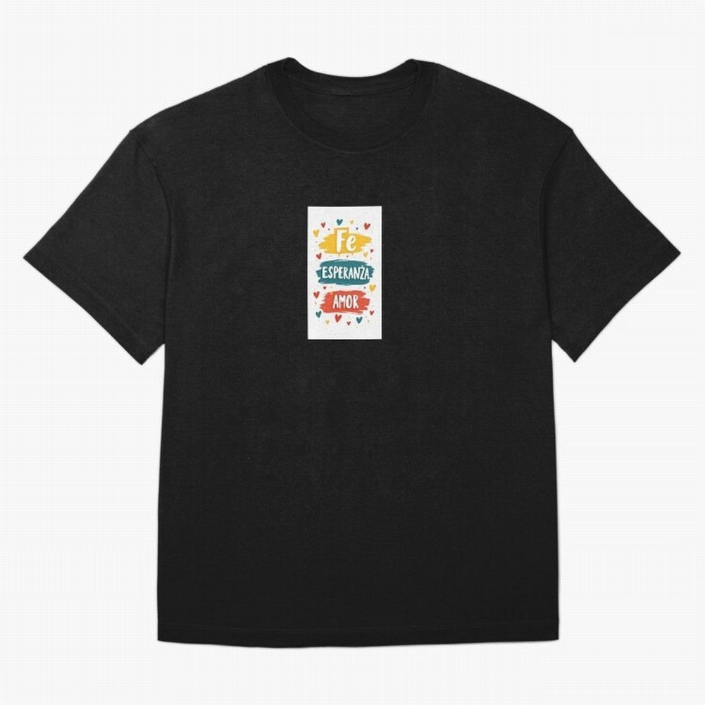 Fe Esperanza Amor Oversized T-Shirt Represent the Passion of Global Football Passion for FIFA World Cup 2026 Group Stage, Driven by Neymar, Haaland and Cristiano Ronaldo, France and Portugal, Fan Favorite Moments, National Team Passion, Big Match