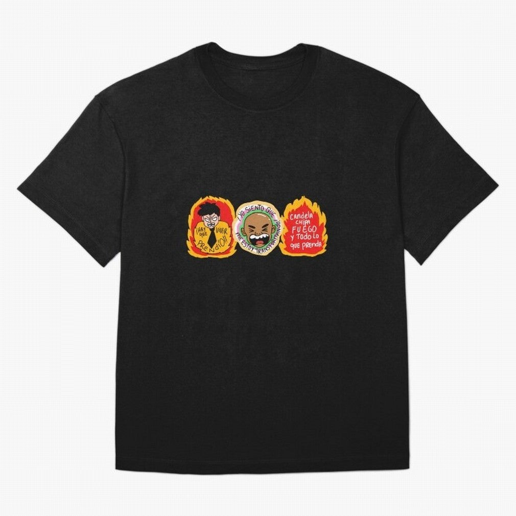 Hay Que Vivir Prendo Yo Siento Que Me Estoy Transformando Candela Chipa Fuego Y Todo Lo Que Prenda Oversized T-Shirt Represent Fans Who Live for Match Day Hype around FIFA World Cup 2026 Group Stage, Haaland, France, Vintage Soccer Flavor, Modern