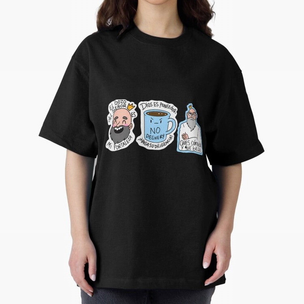 El Gozo Del Seor Es Mi Fortaleza Recuerda Que Dios Es Proveedor No Delivery Oversized T-Shirt Show Your Stadium Side during Global Football Passion for FIFA World Cup 2026 Group Stage, Filled with Messi, Neymar and Mbappe, Brazil, Football History,
