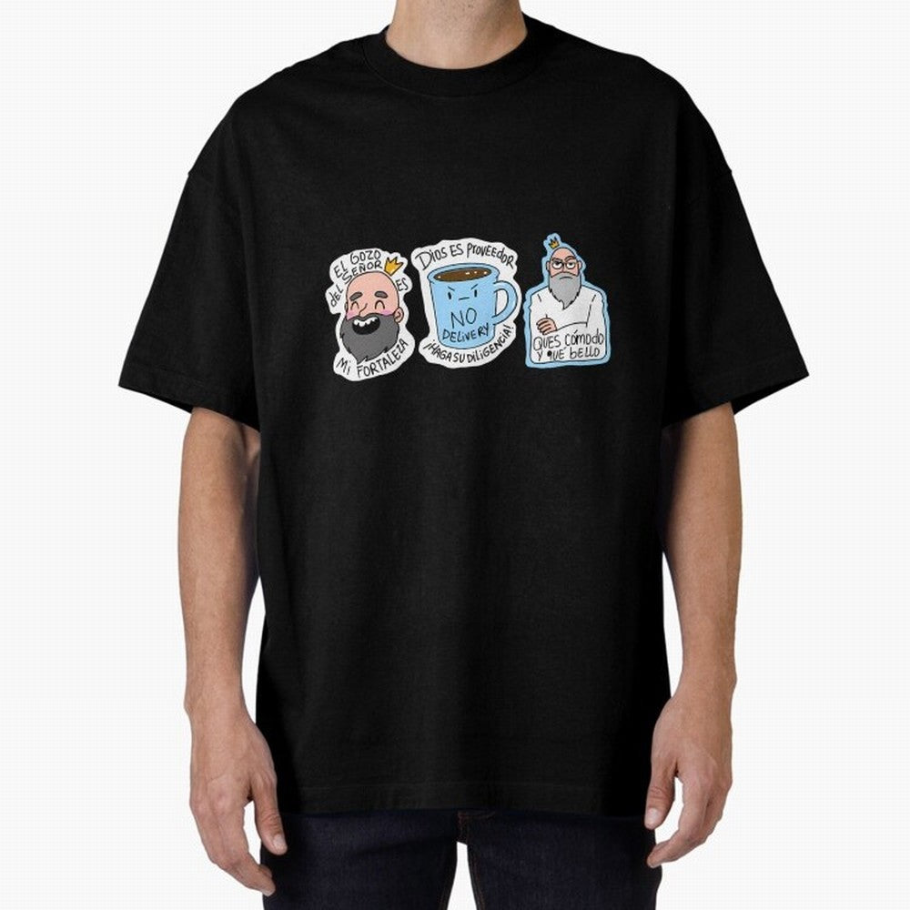 El Gozo Del Seor Es Mi Fortaleza Recuerda Que Dios Es Proveedor No Delivery Oversized T-Shirt Show Your Stadium Side during Global Football Passion for FIFA World Cup 2026 Group Stage, Filled with Messi, Neymar and Mbappe, Brazil, Football History,