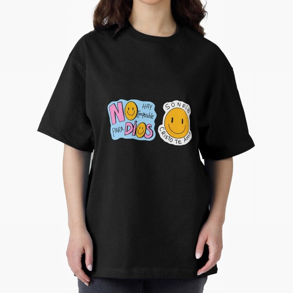 No Hay Imposibles Para Dios Sonrie Cristo Te Ama Oversized T-Shirt Join the Countdown to FIFA World Cup 2026 Group Stage Spirit, with Brazil, Portugal and Argentina, CR7, Football History, Final Match Energy, Crowd Noise and Once in a Lifetime