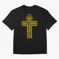 Cruz del Santo Padre Benito Color Oversized T-Shirt Relive Legendary Nights from FIFA World Cup 2026 USA Canada Mexico Highlighting Haaland and Mbappe, Spain and Netherlands Energy, Football Passion, Legendary Performances, Festival Vibes and