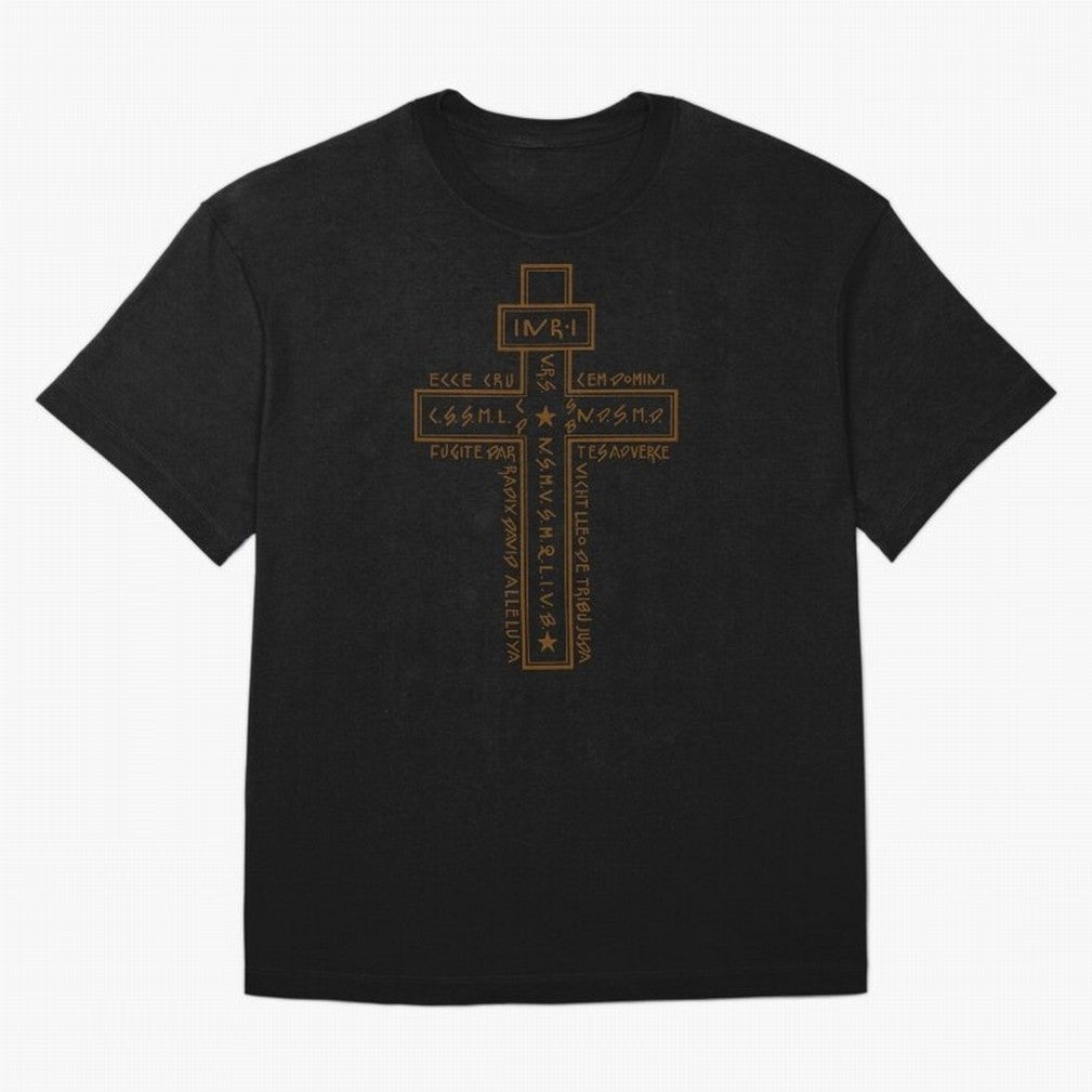 Cruz del Santo Padre Benito 2 Oversized T-Shirt Join the Global Buzz around the FIFA World Cup 2026 Journey through Cristiano Ronaldo Highlights, Argentina, France and Brazil Pride, Global Supporter Spirit, Legendary Goals, National Colors and
