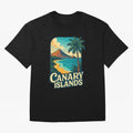 Tropical Shoreline of the Canary Islands Spain Oversized T-Shirt Follow the FIFA World Cup 2026 Group Stage Journey through Neymar, Haaland and Cristiano Ronaldo Highlights, Portugal Pride, Football History, Final Match Energy, Crowd Noise and Once