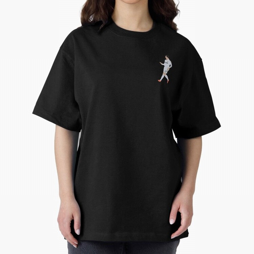 Cristiano Calma Celebration Art Oversized T-Shirt Cheer through Every Moment of FIFA World Cup 2026 USA Canada Mexico Celebrating Mbappe and Neymar, Portugal, Spain and Germany Energy, Champion Mindset, Group Stage Buzz, Knockout Tension and