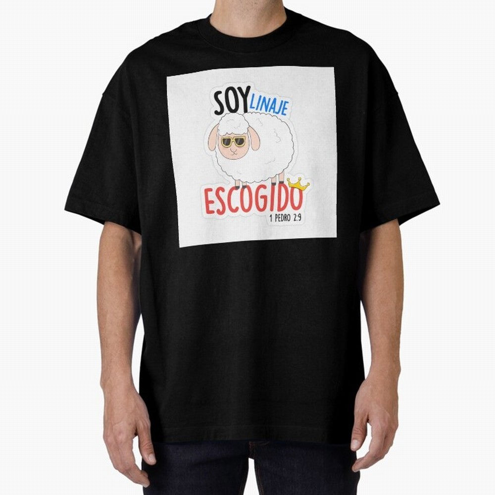 Soy Linaje Escogido - Sticker Cristiano Oversized T-Shirt Remember Iconic Moments from the FIFA World Cup 2026 Group Stage Journey through CR7 Highlights, Brazil Pride, Tournament Hype, Historic Matchups, Family Viewing Parties and Global Sports