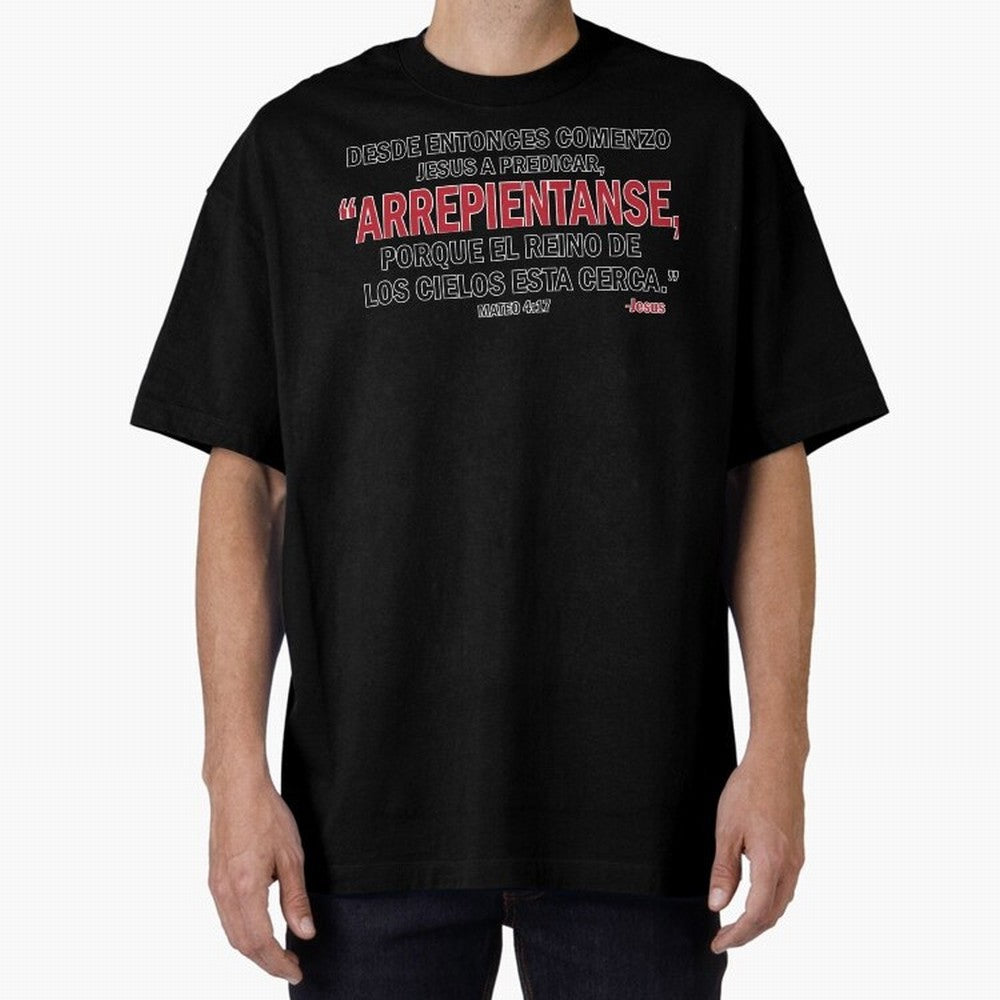 Arrepientanse Oversized T-Shirt Stand with Global Football Passion for FIFA World Cup 2026 Group Stage, Celebrating Cristiano Ronaldo, Portugal, Championship Spirit, Famous Goals, Roaring Crowds and International Football Unity; Perfect for Fans,