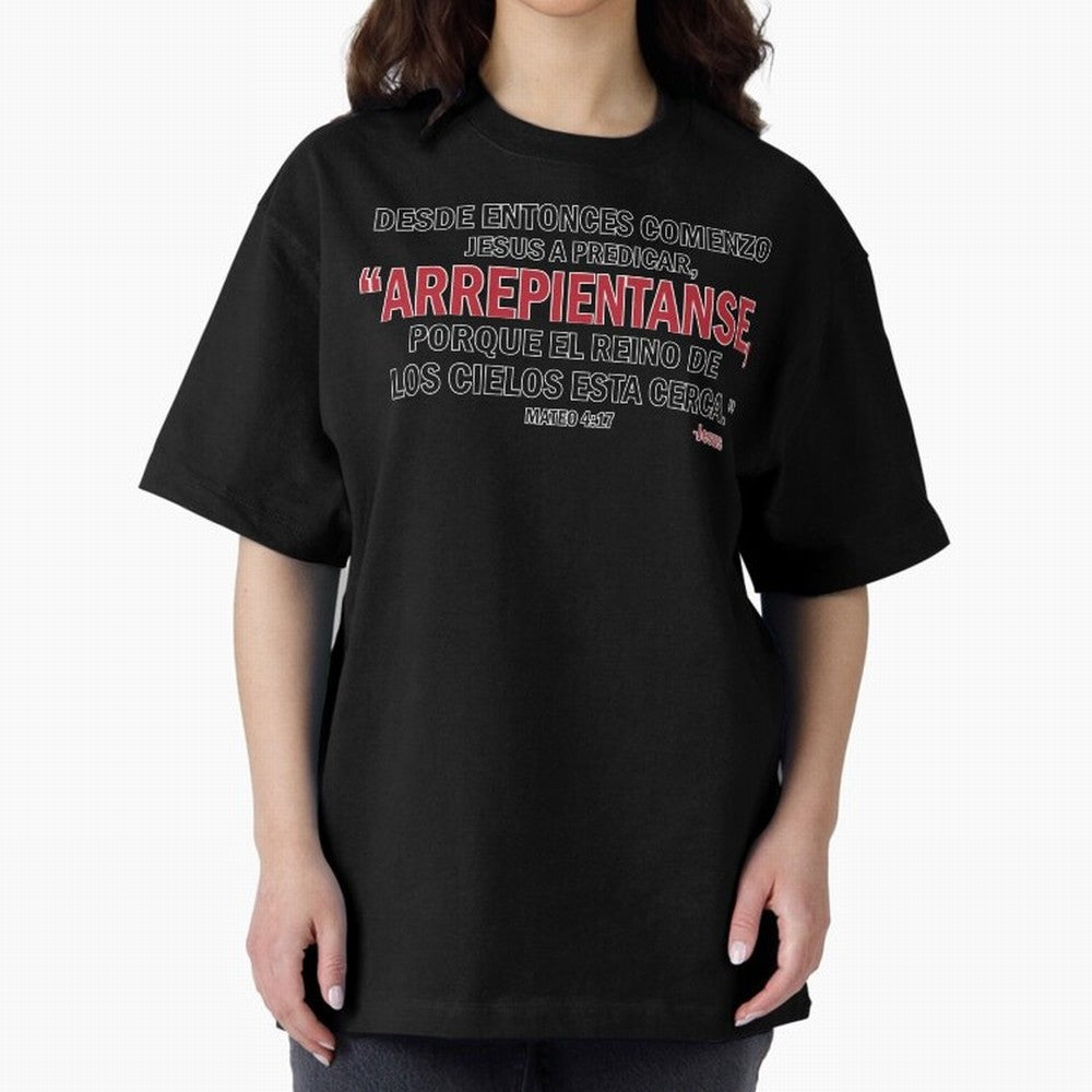 Arrepientanse Oversized T-Shirt Stand with Global Football Passion for FIFA World Cup 2026 Group Stage, Celebrating Cristiano Ronaldo, Portugal, Championship Spirit, Famous Goals, Roaring Crowds and International Football Unity; Perfect for Fans,