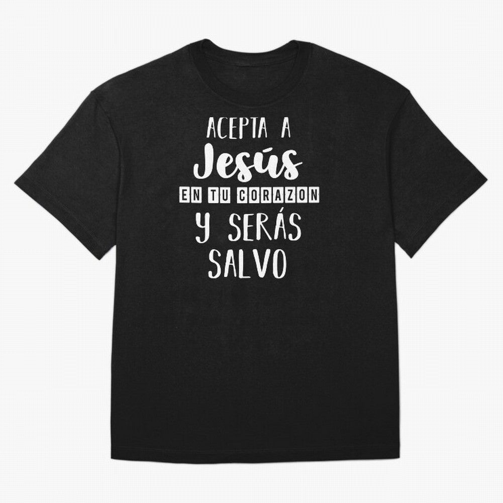Acepta a Jes¨²s en tu Corazon Mensaje Cristianos Dios Spanish Oversized T-Shirt Carry the Colors and Pride of the FIFA World Cup 2026 Group Stage Journey through Haaland Highlights, Argentina and Brazil Pride, Football History, Final Match Energy,