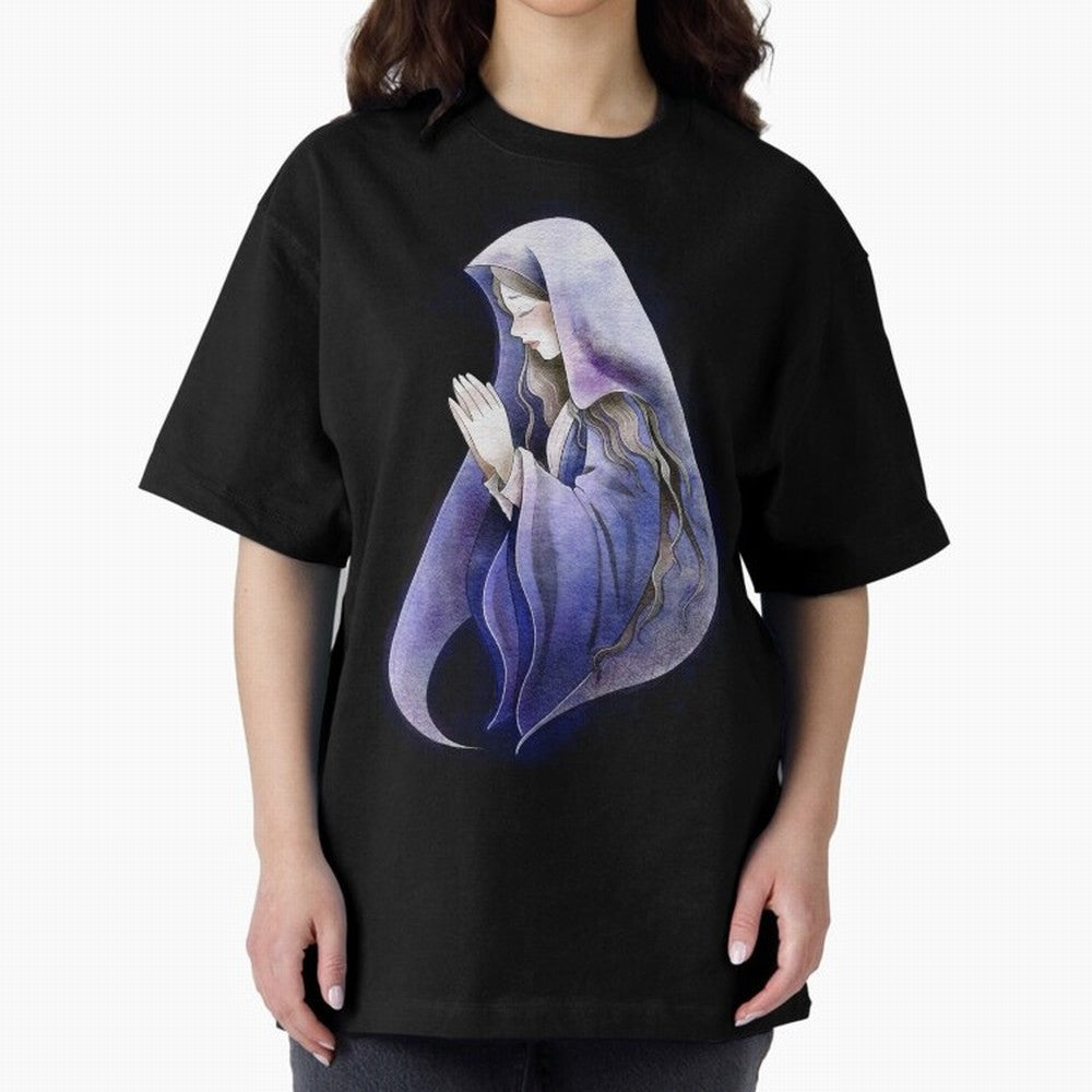 Holy Mary, Mother of God Oversized T-Shirt Bring a Vintage Feel to Match Day Hype around FIFA World Cup 2026 USA Canada Mexico, Cristiano Ronaldo, Haaland and CR7, Spain, Football Passion, Legendary Performances, Festival Vibes and Supporter