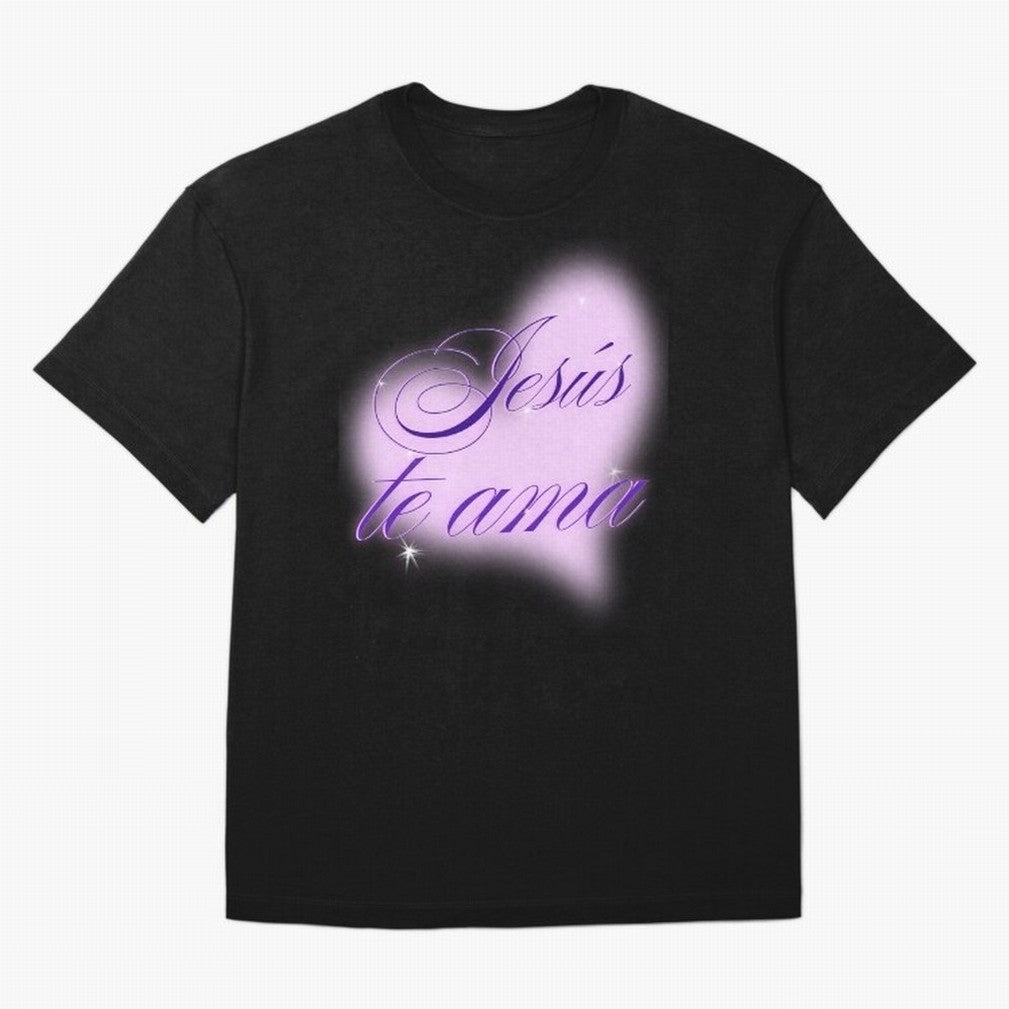 Spanish, Jesus Loves You, Jes¨²s te ama, John 3:16 Oversized T-Shirt Bring International Match Energy to Global Football Passion for FIFA World Cup 2026 USA Canada Mexico, Celebrating Messi and Cristiano Ronaldo, Argentina, France and Brazil,