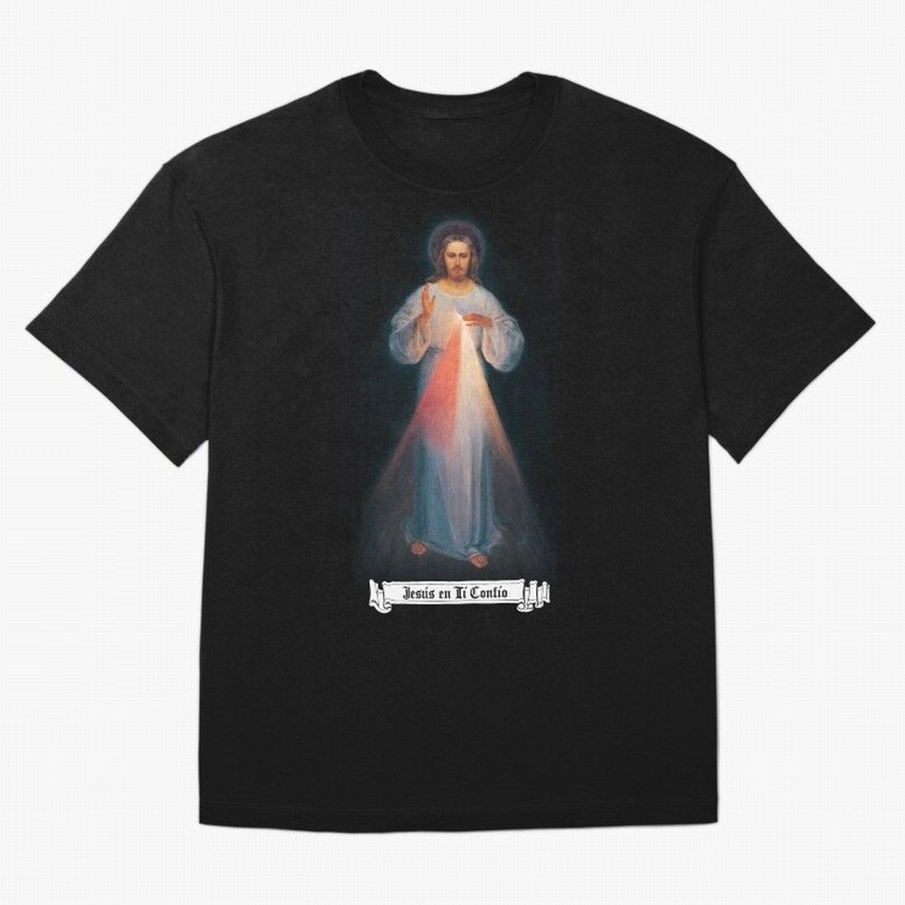 Imagen de la Divina Misericordia, JES¨²S EN T¨ª CONF¨ªO regalos cat¨®licos y cristianos, Oversized T-Shirt Represent FIFA World Cup 2026 USA Canada Mexico Spirit, Built around Argentina and Brazil, Haaland and Mbappe, Game Day Rituals, Football